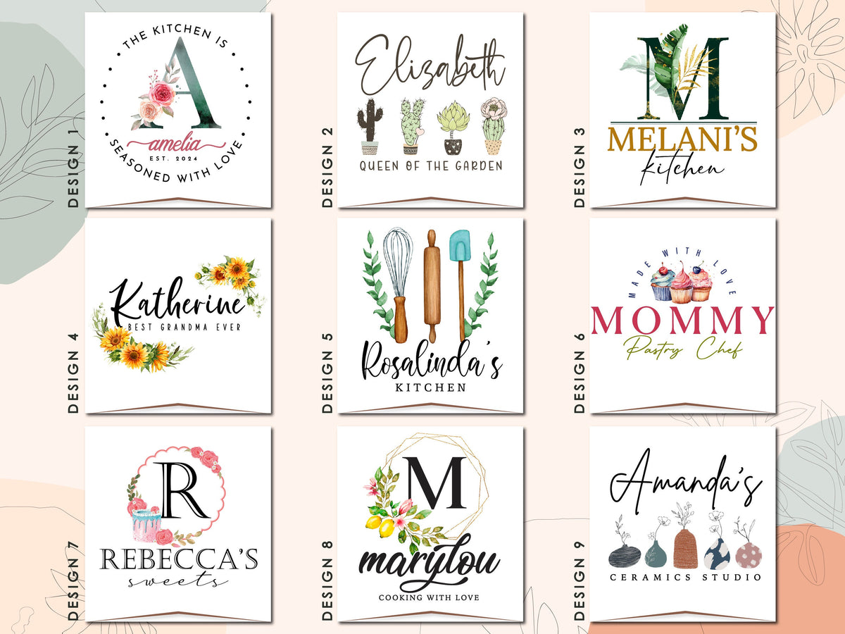 Personalized Apron, Women Custom Apron Mother's Day Gifts for Mom Grandma, Apron for Kitchen Gift, Birthday Gift for Mom, Housewarming Gift