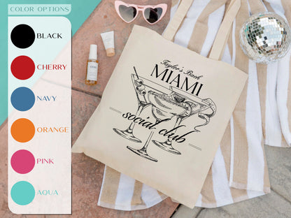 Bachelorette Bag, Beach Tote Bag for Girls Trip, Last Toast on the Coast Personalized Bachelorette Tote Bag, Bachelorette Trip Gifts for her