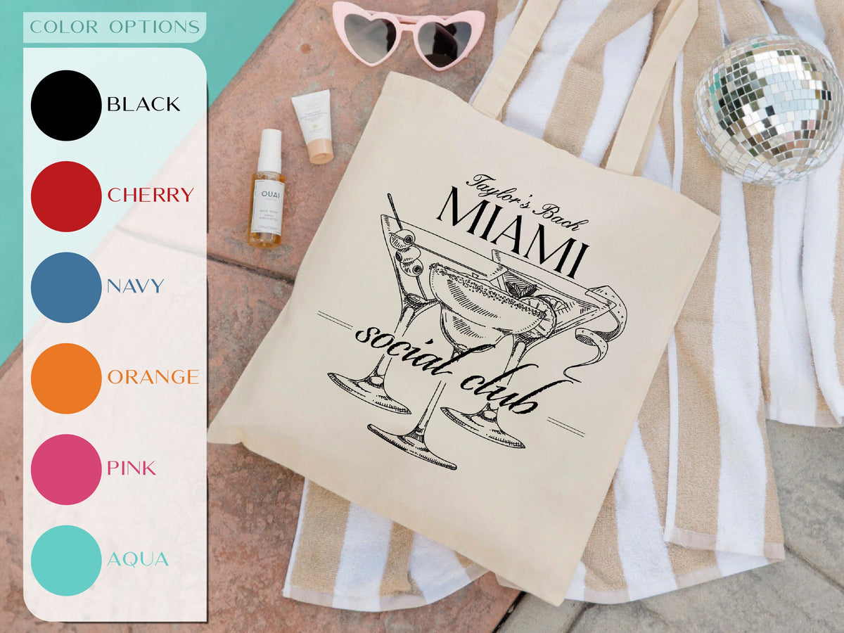 Bridesmaid Bag, Custom Bachelorette Bag for Bridesmaid, Beach Tote Bag for Girls Trip, Gifts for Bridesmaid Unique Bridesmaid Gift Idea