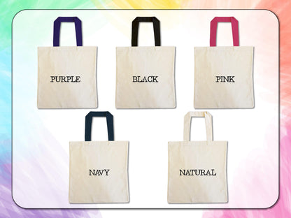 Personalized Kids Name Tote Bag Library Tote for Kids Children Book Bag Custom Stationery Canvas Bag Kids School Tote With Rainbow Dinosaur