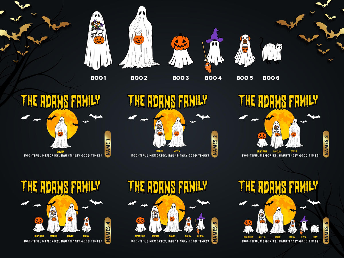 Personalized Halloween Candy Bowl: Custom Family Names & Spooky Icons