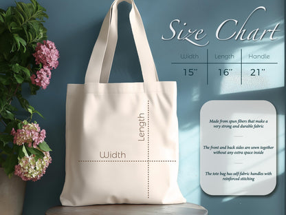 This Is Just a Chapter Not The Whole Story Canvas Bag, Breast Cancer Awareness Motivational Gift, Cancer Support Bag, Fight Cancer Tote Bag