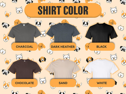 Custom Dog Gift - Comfort Colors Dog Lover, Cat Shirt, Gift for Dog Dad, Personalized Gift for Pet Lover, Retro Dog Shirt