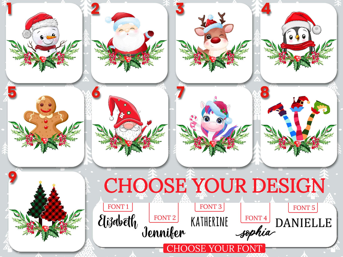 Personalized Christmas Sack, Kids Santa Bag, Custom Santa Sack, Custom Name Xmas Sack, Christmas Toy, Holiday Gift Bag, Reindeer Santa Bag