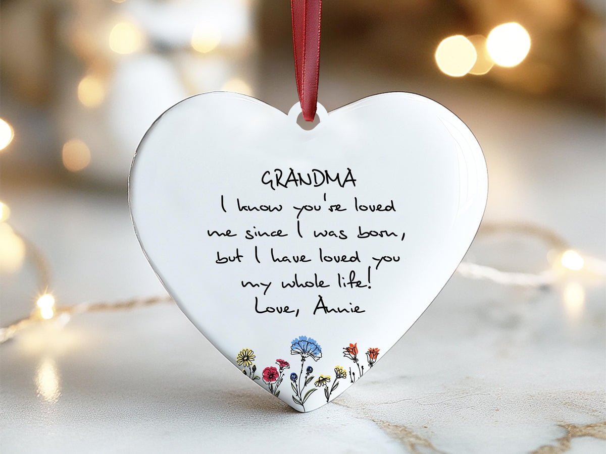 Your Message Here Custom Couple Gift for Valentines Day Gifts, Personalized Ornament for Family Keepsake Gift, Custom Design Ornament Gifts