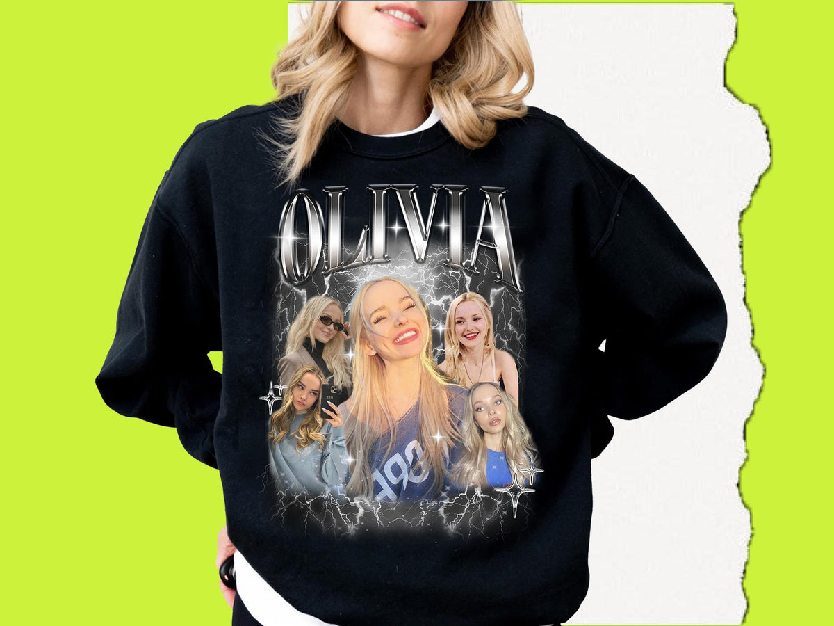 Personalized Bootleg Photo Shirt Comfort Colors®, Custom Name Shirt, Birthday Gift for Her, Custom Picture Shirt, 90s Bootleg Style T-shirt