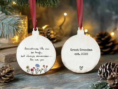 Your Message Here Custom Couple Gift for Valentines Day Gifts, Personalized Ornament for Family Keepsake Gift, Custom Design Ornament Gifts