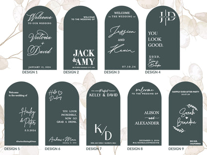 Custom Wedding Mirror Decal, Shower, Parties, Events, Personalized Welcome Sign, Personalized Vinyl Sticker for Mirror, Reception Decor