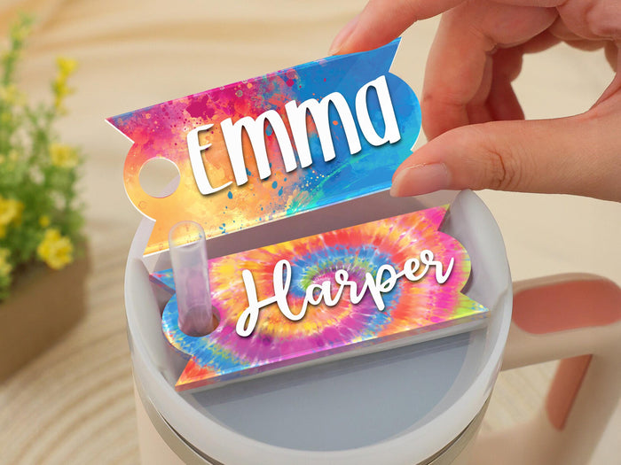 Stanley Tumbler Name Plate, Personalized Name Plate for Stanley Tumblers, Quencher H2.0 Acrylic Stanley Name Tag, Christmas Gift for Her