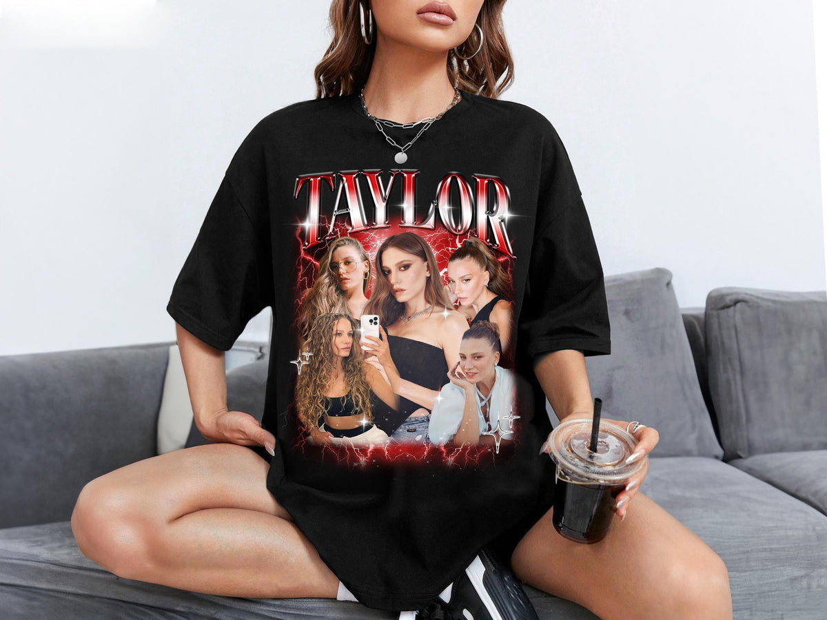Personalized Bootleg Photo Shirt Comfort Colors®, Custom Name Shirt, Birthday Gift for Her, Custom Picture Shirt, 90s Bootleg Style T-shirt