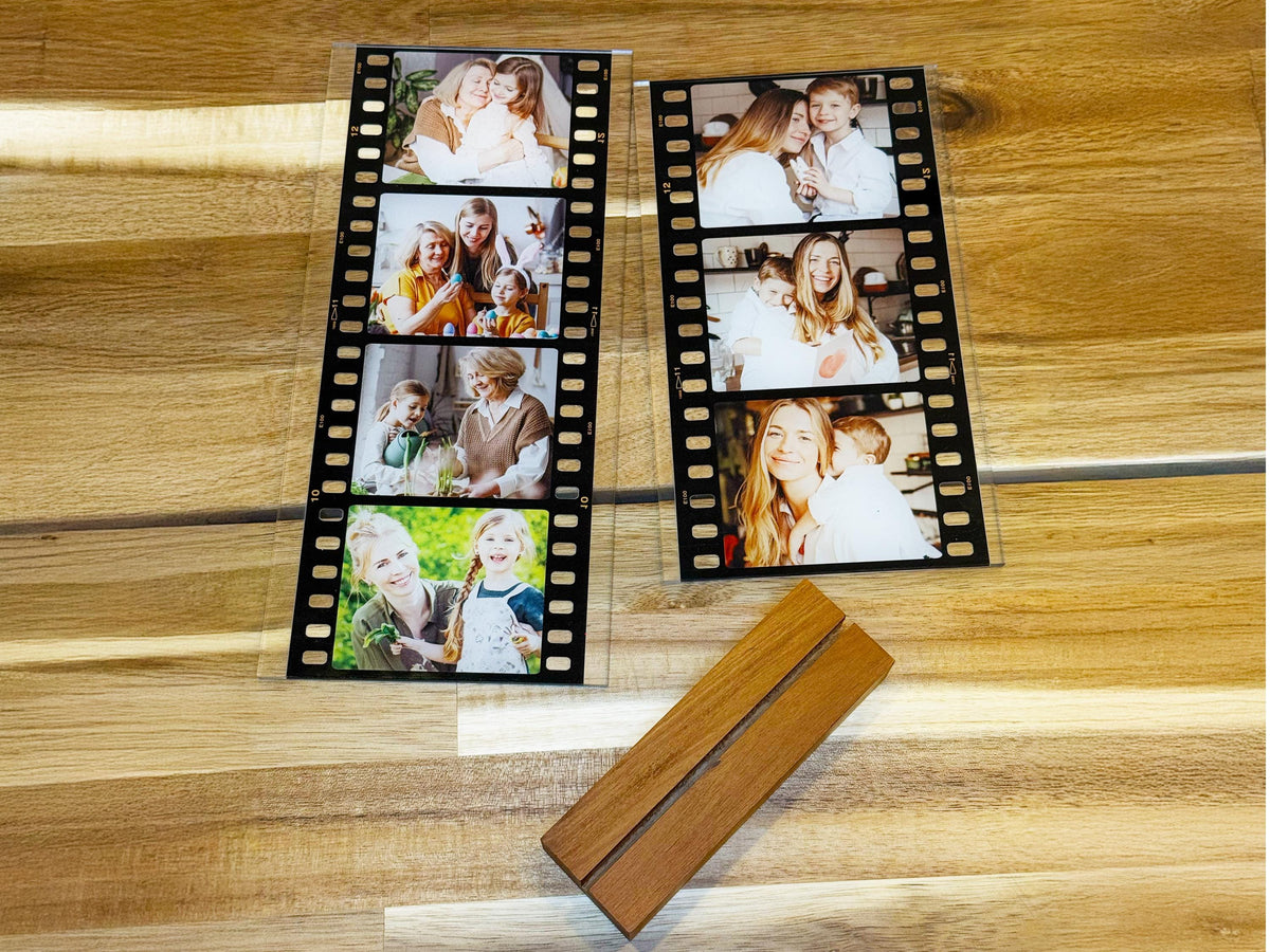 Custom Photo Plaque with Stand, Personalized Christmas Picture Frame, Birthday Photo Gifts, Anniversary Gift for Him, Gifts for Husband
