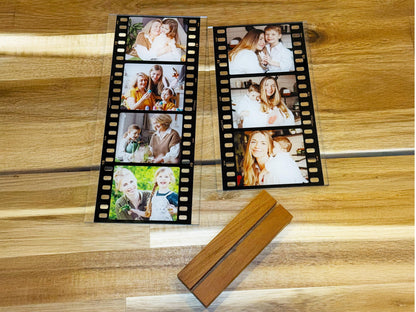 Custom Photo Plaque with Stand, Personalized Christmas Picture Frame, Birthday Photo Gifts, Anniversary Gift for Him, Gifts for Husband