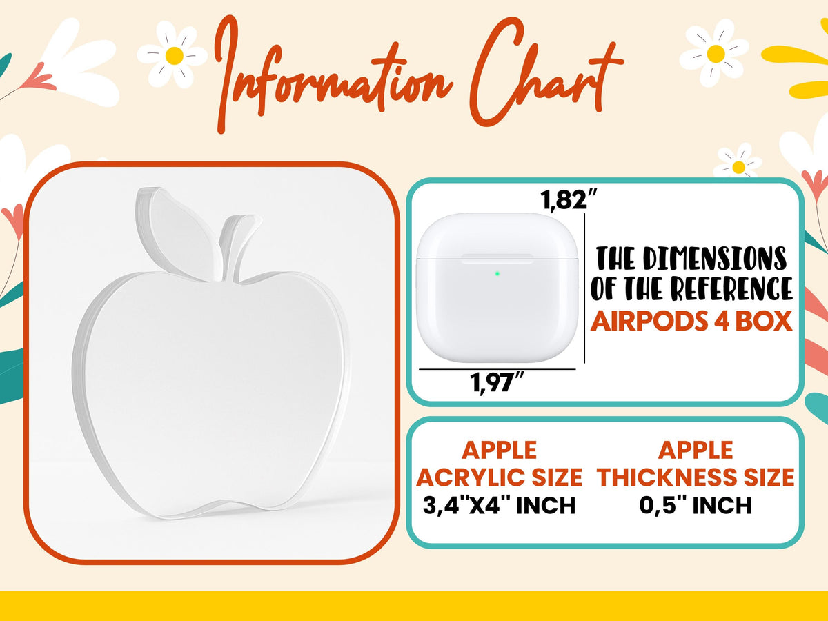 Back to School Gift, Personalized Teacher Gift Idea, Apple Plaque for Teacher, Custom Name Classroom Gift, Teacher Appreciation Gifts