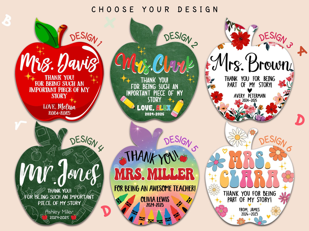 Teacher Appreciation Gifts, Apple Plaque for Teacher, Personalized Teacher Gift Idea, Custom Teacher Classroom Gifts, Back to School Gift