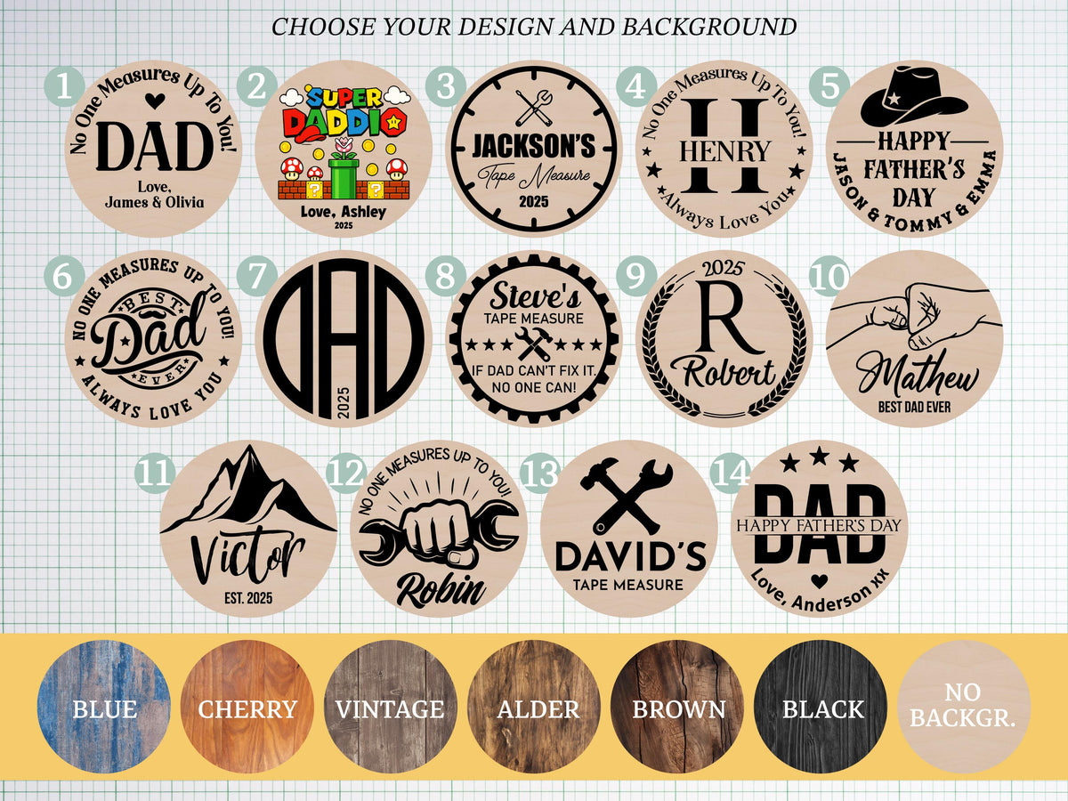 Fathers Day Gifts, Personalized Tape Measure No One Measures Up, Dad Gifts From Daughter, Personalized Gifts For Dad, Husband, Grandpa Gift