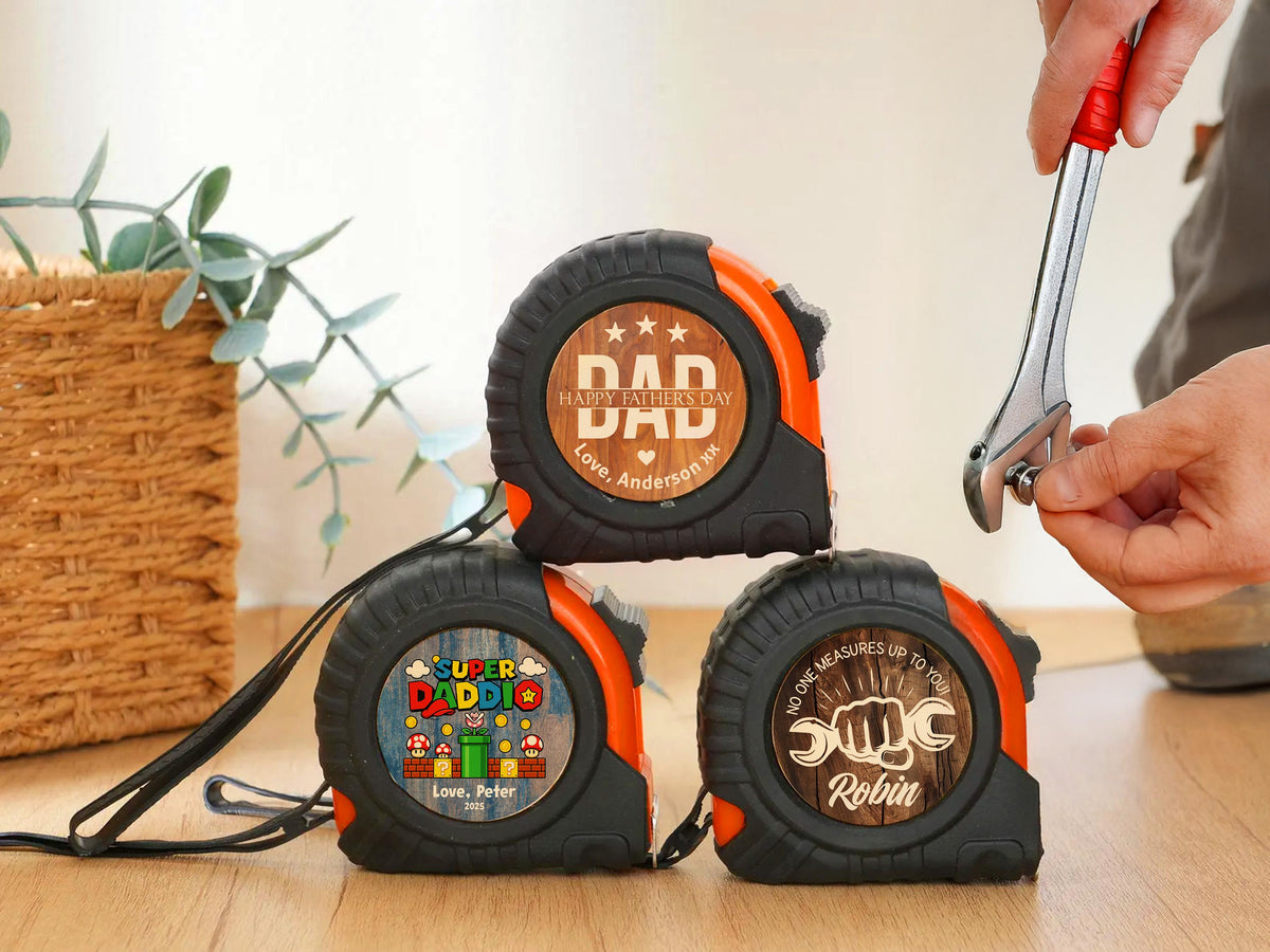 Fathers Day Gifts, Personalized Tape Measure No One Measures Up, Dad Gifts From Daughter, Personalized Gifts For Dad, Husband, Grandpa Gift