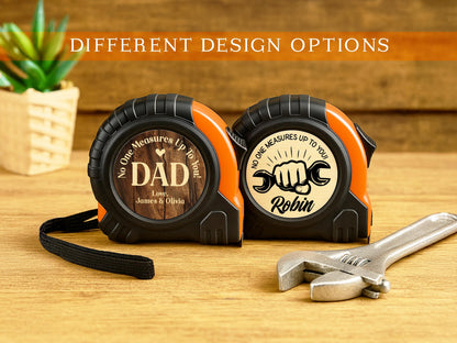 Fathers Day Gifts, Personalized Tape Measure No One Measures Up, Dad Gifts From Daughter, Personalized Gifts For Dad, Husband, Grandpa Gift