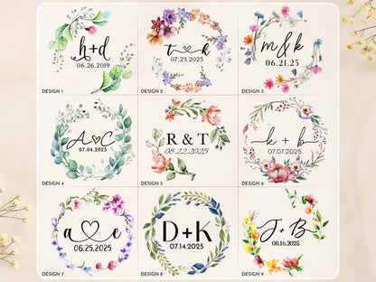 Engagement Ring Dish, Personalized Wedding Ring Dish, Initials Heart Date Ring Dish, Gift For Bride and Groom, Wedding Gift, Bridal Shower