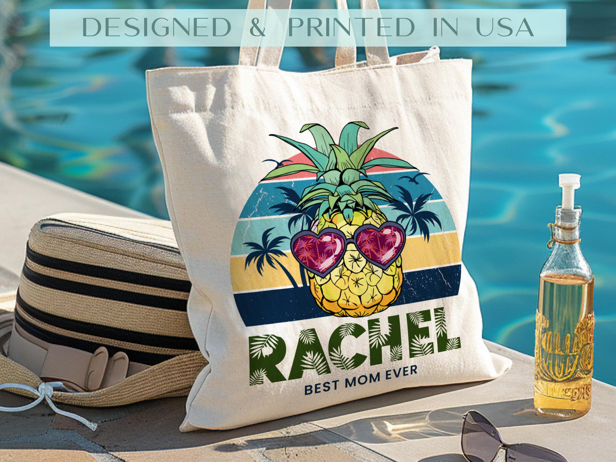 Beach Tote Bag for Girls, Custom Beach Bag, Bridesmaid Gift Bag, Bachelorette Gifts for Bridesmaid, Natural Canvas Tote Bag, Custom Tote Bag