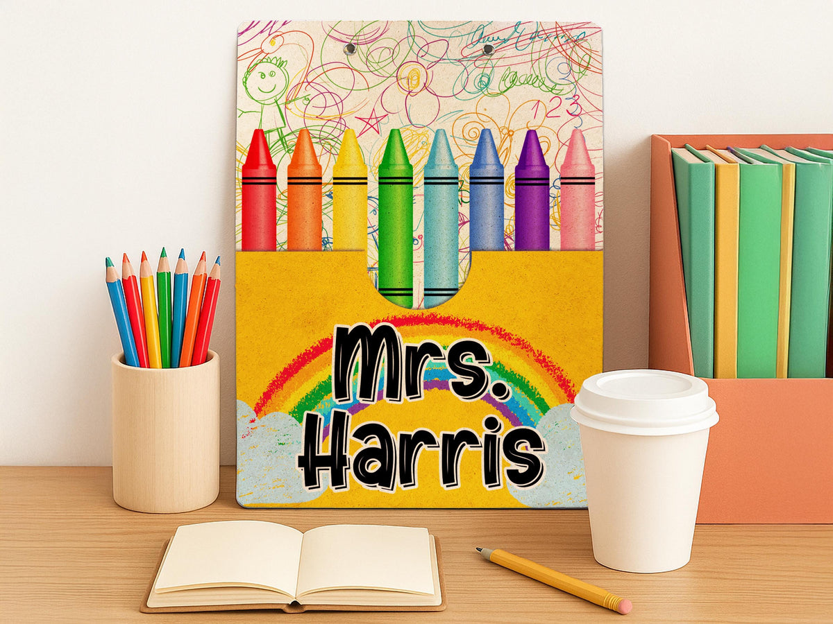 Personalized Teacher Clipboard with Name, Christmas Teacher Gifts, Teacher Appreciation Gifts, Custom Name Clipboard, End Of Year Gifts