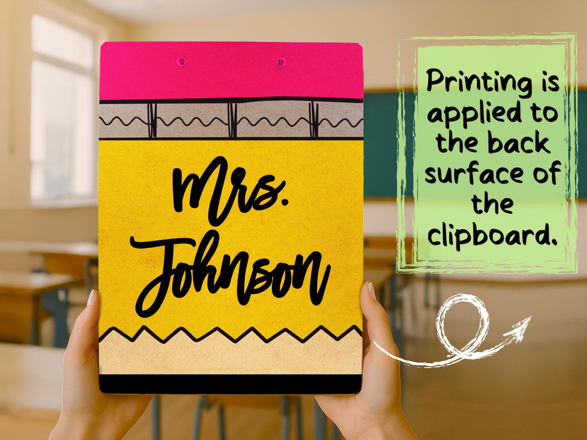 Personalized Teacher Clipboard with Name, Christmas Teacher Gifts, Teacher Appreciation Gifts, Custom Name Clipboard, End Of Year Gifts