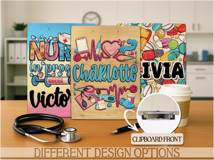 Personalized Nurse Clipboard: Hardboard Medical Gift