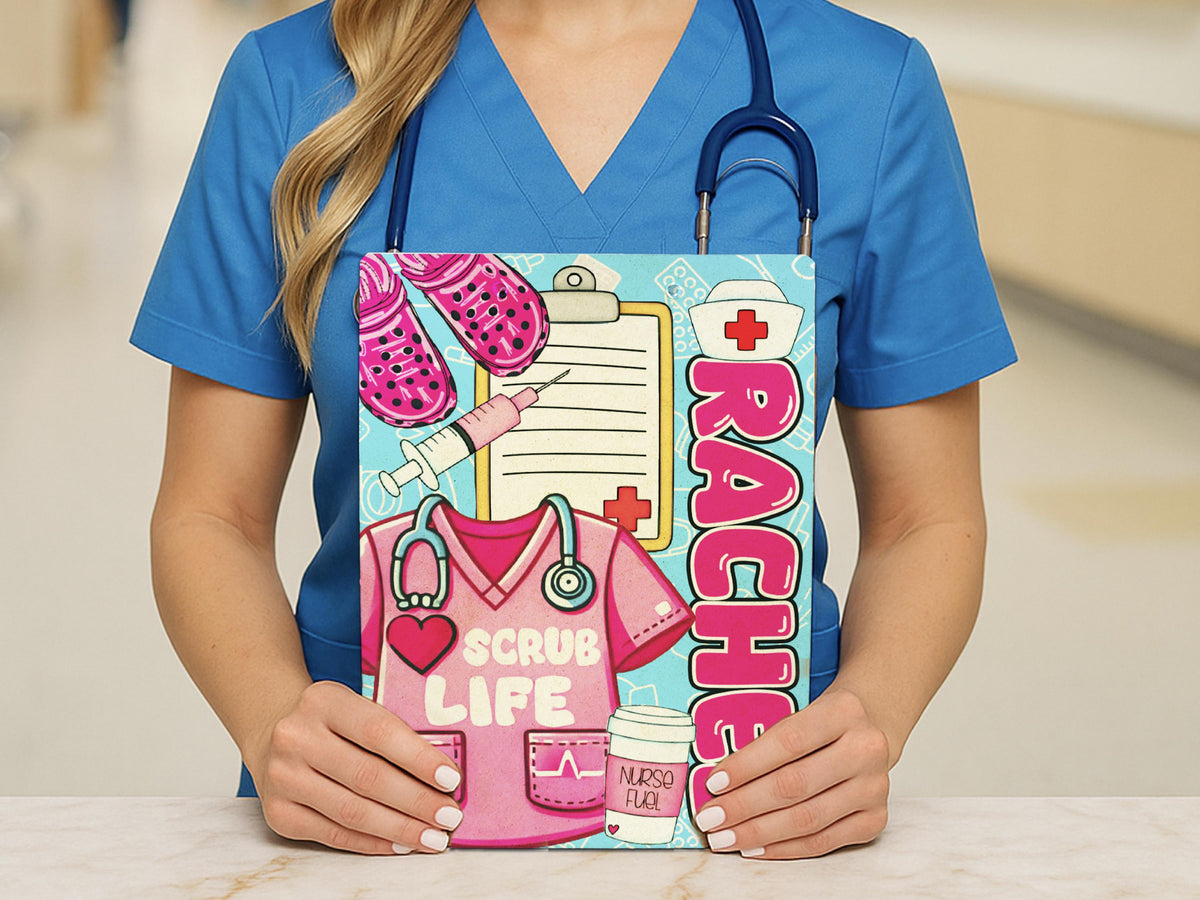 Personalized Nurse Clipboard: Hardboard Medical Gift