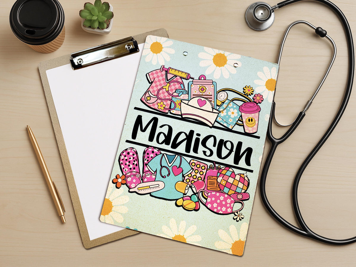 Personalized Nurse Clipboard: Hardboard Medical Gift