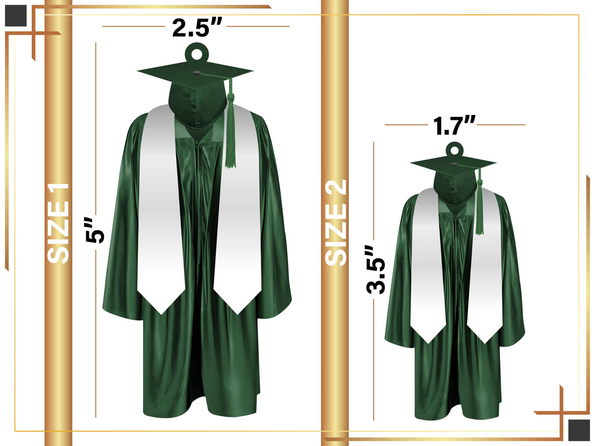 Class Of 2026 Graduation Ornament, Personalized Cap & Gown Keepsake with Name, College, Custom High School Graduation Gift, New Graduate