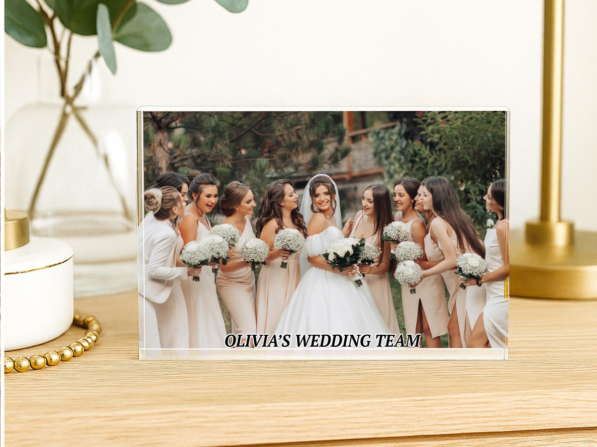 Custom Photo Gift for Christmas, Personalized Photo Block, Custom Photo Collage Picture Frame, Acrylic Picture Frame, Picture Collage Plaque