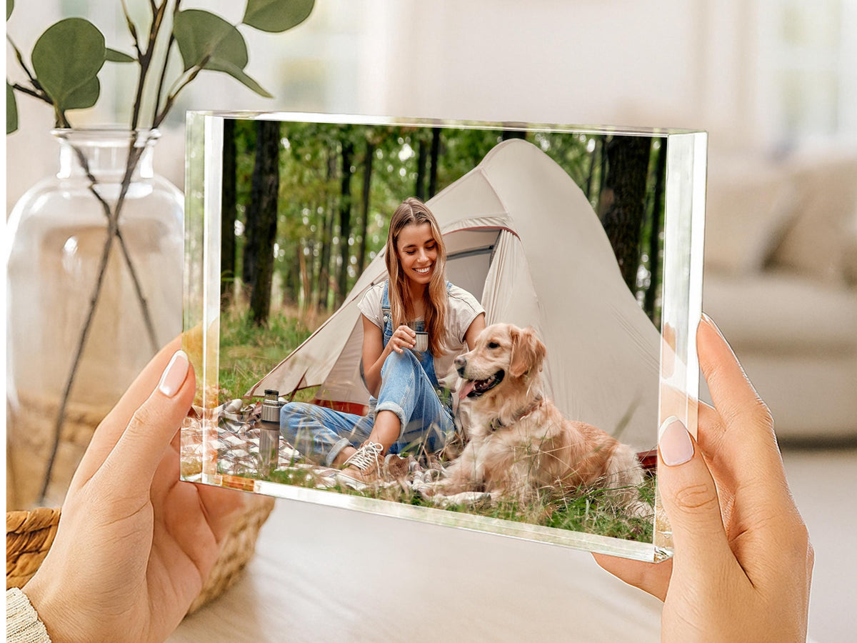 Custom Photo Gift for Christmas, Personalized Photo Block, Custom Photo Collage Picture Frame, Acrylic Picture Frame, Picture Collage Plaque