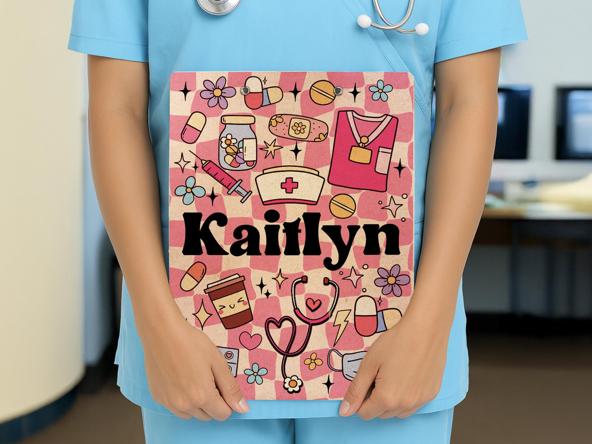 Personalized Nurse Clipboard: Hardboard Medical Gift