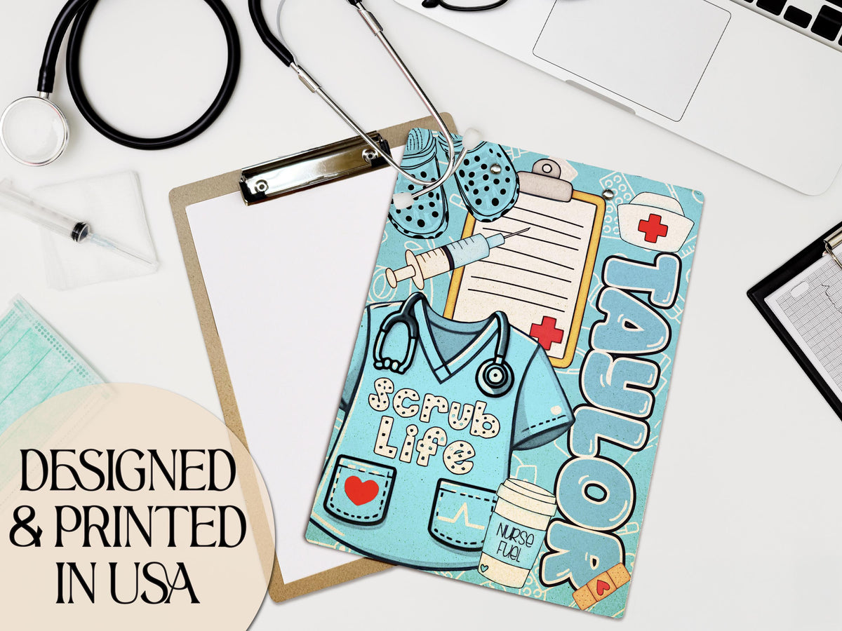 Personalized Nurse Clipboard: Hardboard Medical Gift