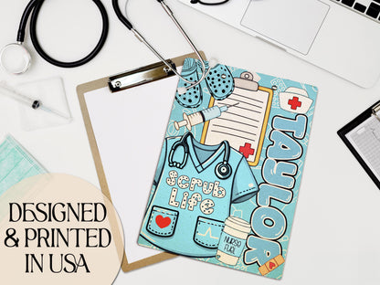 Personalized Nurse Clipboard: Hardboard Medical Gift