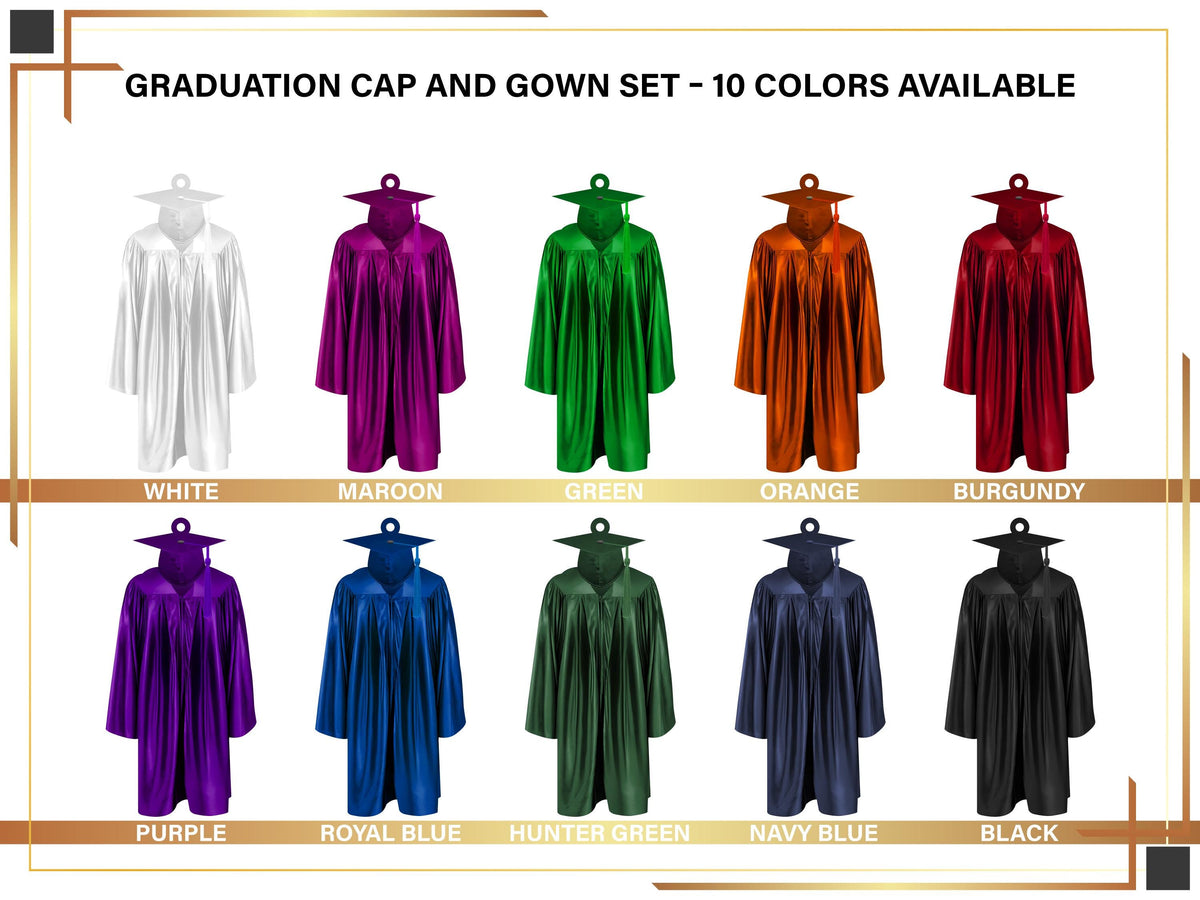Class Of 2026 Graduation Ornament, Personalized Cap & Gown Keepsake with Name, College, Custom High School Graduation Gift, New Graduate