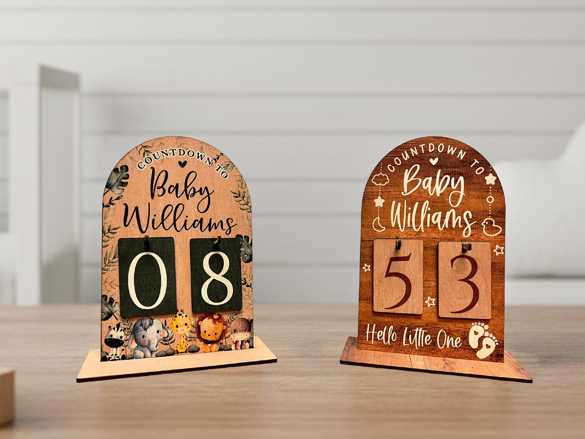 Early Christmas Countdown Sign, Days Until Christmas Sign, Personalized Christmas Home Decoration Gift for Christmas Advent Calendar Wood