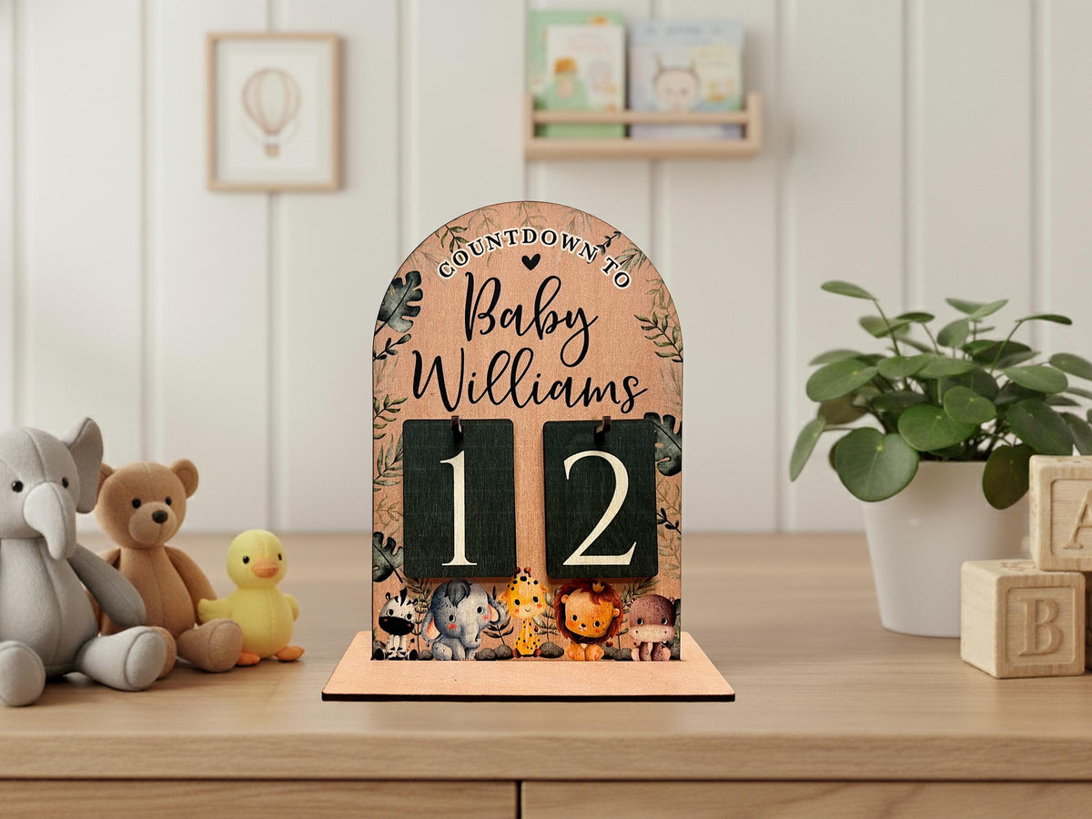 Early Christmas Countdown Sign, Days Until Christmas Sign, Personalized Christmas Home Decoration Gift for Christmas Advent Calendar Wood