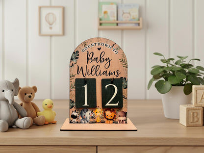 Early Christmas Countdown Sign, Days Until Christmas Sign, Personalized Christmas Home Decoration Gift for Christmas Advent Calendar Wood