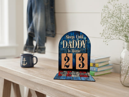 Early Christmas Countdown Sign, Days Until Christmas Sign, Personalized Christmas Home Decoration Gift for Christmas Advent Calendar Wood