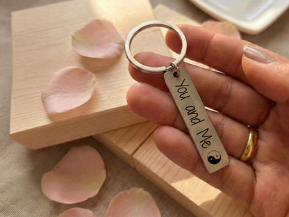 Custom Eye Photo Keychain Personalized Gifts for Him, Stainless Steel Keychain, Boyfriend Gifts for Him,  Long-Distance Relationships Gift