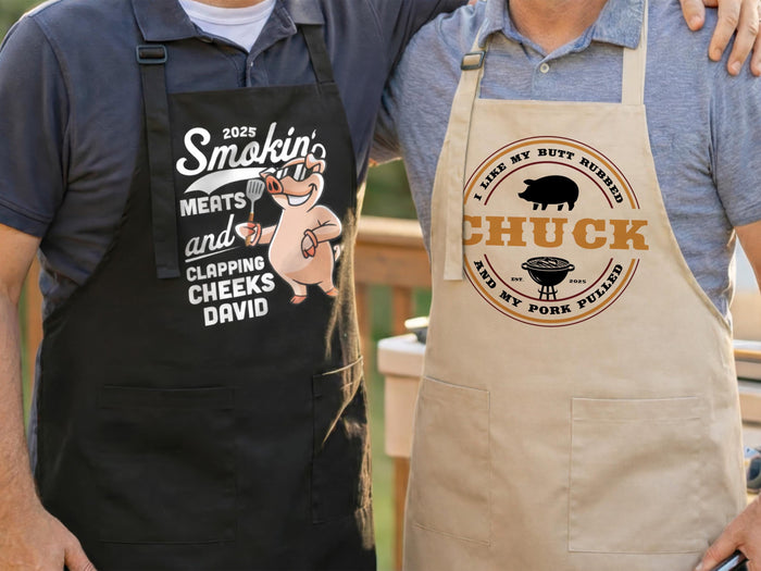 Personalized Apron for Men Gifts, Custom Family Apron Cooking Gift for Fathers Gifts, Customized Aprons for Kitchen Gifts for Dad Gifts