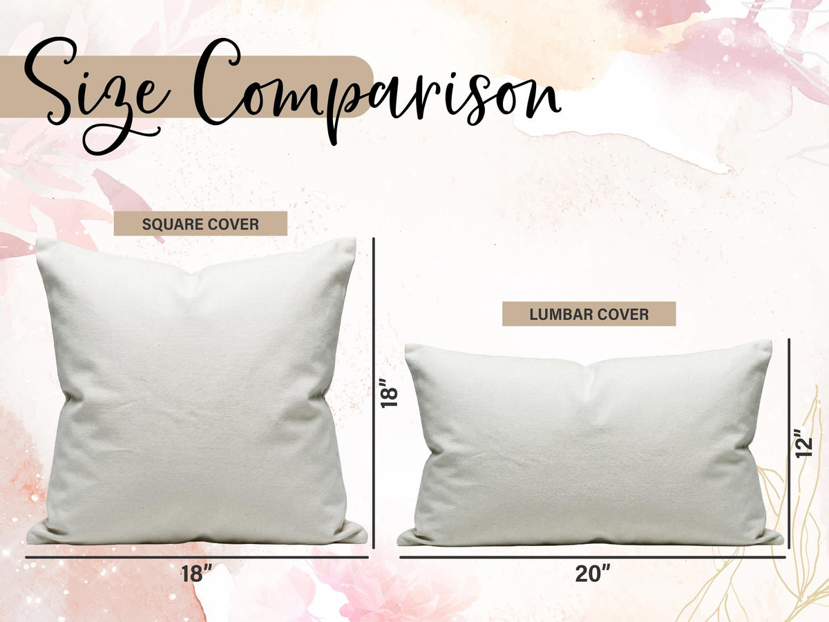 Mom Gifts, Custom Birth Month Flower w/Kids Name Family Throw Pillow Cover, Grandma's Garden Mom Flower Gift, Personalized Mothers Day Gifts