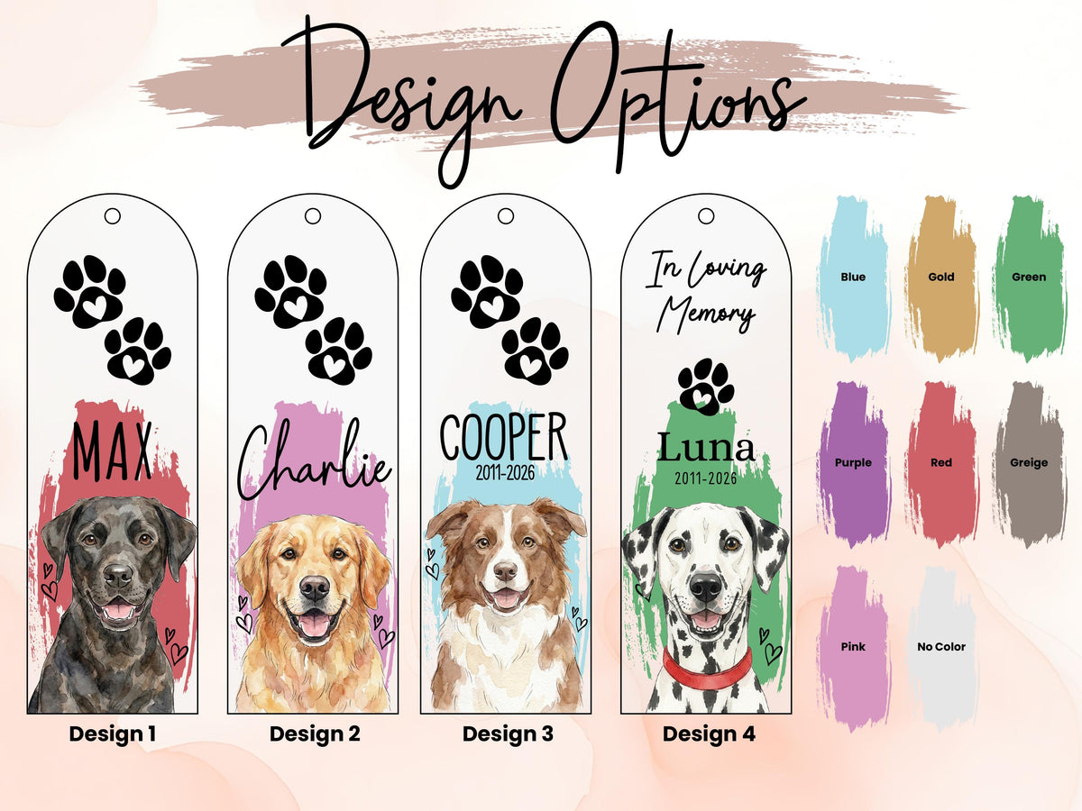 Personalized Pet Photo Bookmark Gift for Book Lover Gift, Pet Loss Gift for Dog Owner Gift, Pet Memorial Keepsake Gift, Book Reader Gift