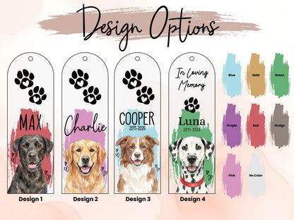 Personalized Pet Photo Bookmark Gift for Book Lover Gift, Pet Loss Gift for Dog Owner Gift, Pet Memorial Keepsake Gift, Book Reader Gift