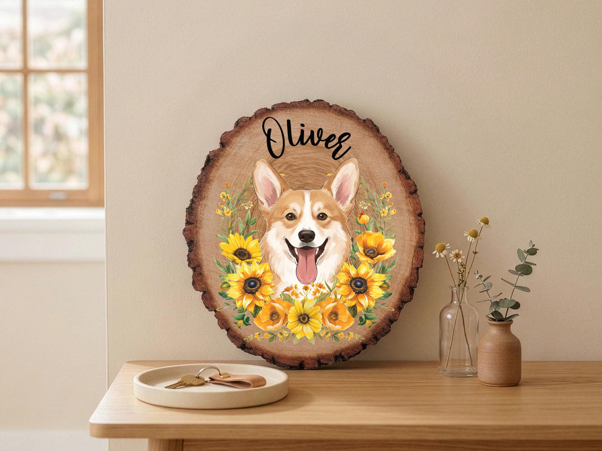 Custom Pet Portrait Wooden Sign, Pet Memorial Gift for Pet Lovers, Pet Photo Wall Art, Pet Loss Sympathy Gift for Pet Owners, Cat Dog Gift