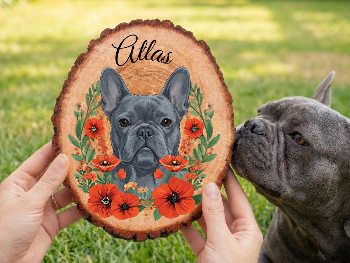 Custom Pet Portrait Wooden Sign, Pet Memorial Gift for Pet Lovers, Pet Photo Wall Art, Pet Loss Sympathy Gift for Pet Owners, Cat Dog Gift