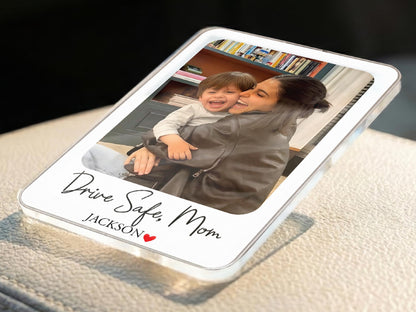 Drive Safe I Love You Mom, Personalized Mom Gifts from Daughter, Mother's Day Car Visor Clip, Drive Safe Gift, Custom Car Gifts for Her