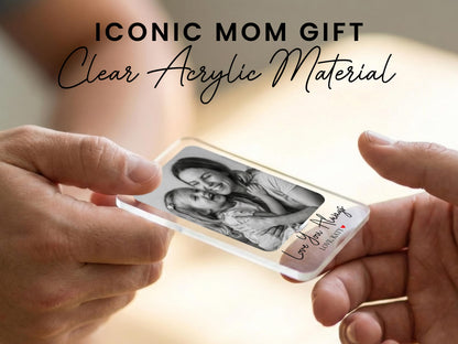 Personalized Drive Safe Mom Car Visor Photo Clip, Mother Daughter Keepsake, New Mom Grandma Photo Holder, First Mothers Day Car Accessory