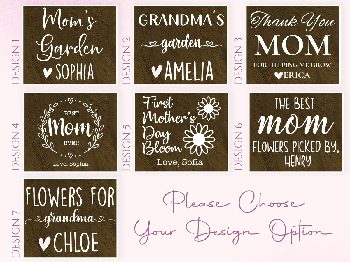Flower Fridge Magnet Gift for Mom, Custom Mother's Day Gift Flower Holder, Magnet Vase for Flowers, Personalized Mom Gifts from Daughter