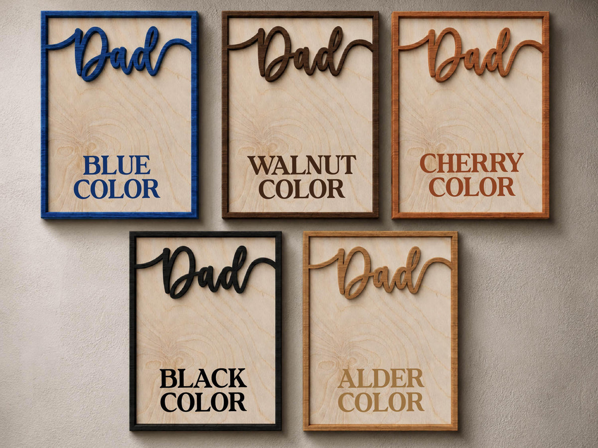 Personalized Hands Down Best Dad Ever Sign, Fathers Day Gift Keepsake Handprint Sign, Custom Wooden Sign, DIY Hand Print Sign for Dad Gift